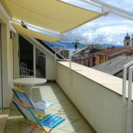 شقة Seaview Attic With Terrace By Portofinovacanze *