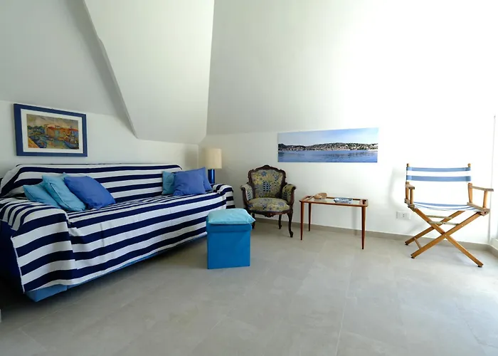 아파트 Seaview Attic With Terrace By Portofinovacanze *